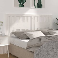 Изголовье кровати, 166x4x100 см, белое цена и информация | Кровати | pigu.lt