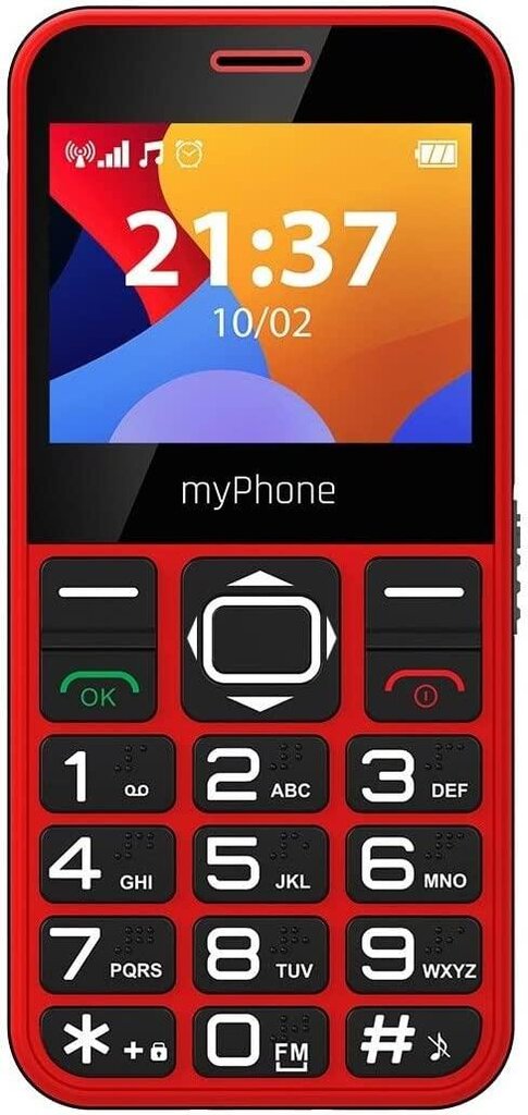 MyPhone Halo 3 Red цена и информация | Mobilieji telefonai | pigu.lt