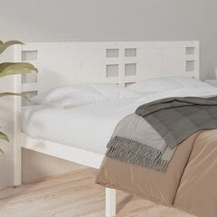Изголовье кровати, 141x4x100 см, белое  цена и информация | Кровати | pigu.lt