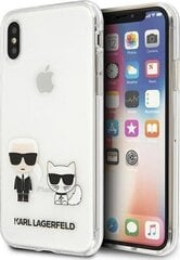 Karl Lagerfeld KLHCI65CKTR iPhone Xs Max цена и информация | Чехлы для телефонов | pigu.lt