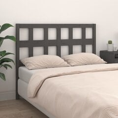 Изголовье кровати, 155,5x4x100 см, серое цена и информация | Кровати | pigu.lt