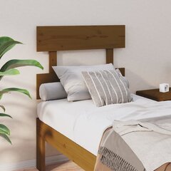 Изголовье кровати, 78,5x3x81 см, коричневое цена и информация | Кровати | pigu.lt