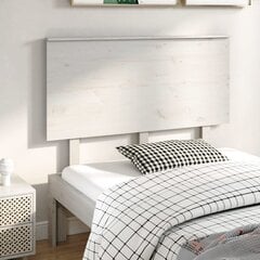 Изголовье кровати, 124x6x82,5 см, белое  цена и информация | Кровати | pigu.lt