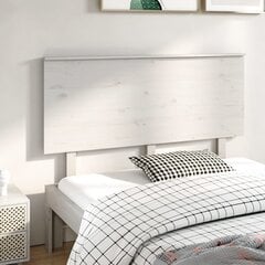 Изголовье кровати, 144x6x82,5 см, белое цена и информация | Кровати | pigu.lt