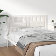 Изголовье кровати, 145,5x4x100 см, белое  цена и информация | Кровати | pigu.lt