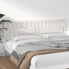 Изголовье кровати, 205,5x4x100 см, белое  цена и информация | Кровати | pigu.lt