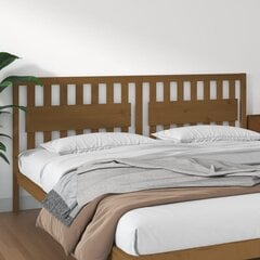 Изголовье кровати, 205,5x4x100 см, коричневое цена и информация | Кровати | pigu.lt