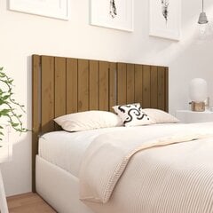 Изголовье кровати, 145,5x4x100 см, коричневое цена и информация | Кровати | pigu.lt