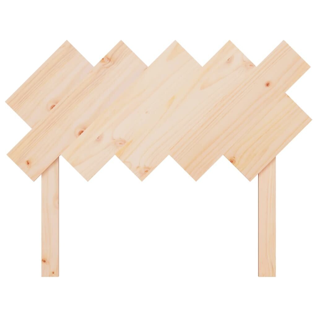 Lovos galvūgalis, Pušies medienos masyvas, 104x3x80,5cm kaina ir informacija | Lovos | pigu.lt