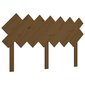 Lovos galvūgalis, Pušies medienos masyvas, 141x3x80,5cm, medaus ruda spalva kaina ir informacija | Lovos | pigu.lt