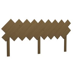 Lovos galvūgalis, Pušies medienos masyvas, 178x3x80,5cm, medaus ruda цена и информация | Кровати | pigu.lt