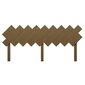 Lovos galvūgalis, Pušies medienos masyvas, 178x3x80,5cm, medaus ruda kaina ir informacija | Lovos | pigu.lt