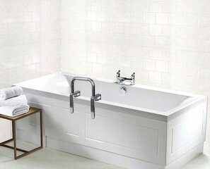 Rankenėlė voniai Active Life - Single Level Chrome kaina ir informacija | Priedai vonioms, dušo kabinoms | pigu.lt