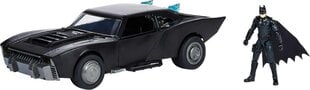 DC Batman Movie Batmobile with Batman Action Figure kaina ir informacija | Žaidėjų atributika | pigu.lt