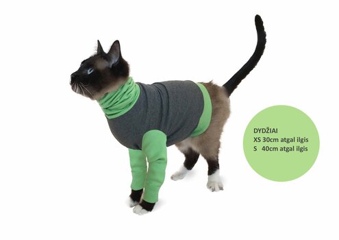 Рубашка с высоким горлом, для кота цена и информация | Одежда для собак | pigu.lt