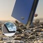 Moozy Atverčiamas Dėklas skirtas Samsung Galaxy A33 5G, Tamsiai Mėlynas - Magnetinis Atverčiamas Dėklas su Kortelių Laikikliu ir Stovu kaina ir informacija | Telefono dėklai | pigu.lt