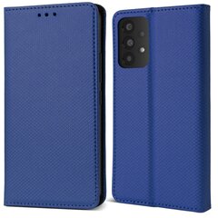 Магнитный откидной футляр с держателем для карт и подставкой Moozy для Samsung Galaxy A33 5G, темно-синий цена и информация | Чехлы для телефонов | pigu.lt