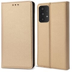 Чехол-книжка Moozy Flip Case, Samsung Galaxy A33 5G, золотой цена и информация | Чехлы для телефонов | pigu.lt