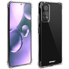 Ударопрочный силиконовый чехол Moozy для Xiaomi Redmi Note 11 Pro 5G, Xiaomi Redmi Note 11 Pro, прозрачный цена и информация | Чехлы для телефонов | pigu.lt