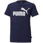 Vaikiški marškinėliai Puma ESS Logo Tee 586960 06, mėlyni kaina ir informacija | Marškinėliai berniukams | pigu.lt