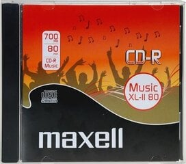 CD-R Maxell 1шт. цена и информация | Виниловые пластинки, CD, DVD | pigu.lt