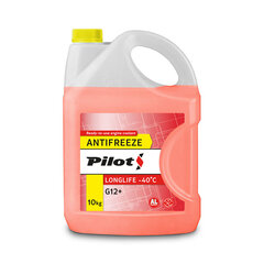 Антифриз PILOT LONGLIFE -40C 10кг, красный цена и информация | Очищающие и охлаждающие жидкости | pigu.lt