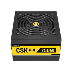 Antec CSK750H ATX 3.0 750W Efficiency 80 Plus Bronze PFC Active цена и информация | Блоки питания (PSU) | pigu.lt