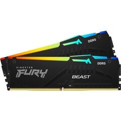 Kingston Fury Beast RGB (KF548C38BBAK2-32) цена и информация | Оперативная память (RAM) | pigu.lt