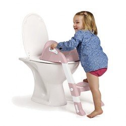 Tualeto sėdynė su laipteliu Thermobaby Kiddyloo, Rose Poudre kaina ir informacija | Naktipuodžiai | pigu.lt