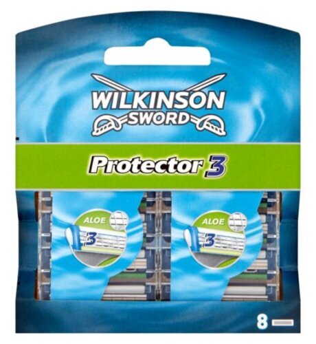 Skustuvo galvutės Wilkinson Sword, 8 vnt. kaina ir informacija | Skutimosi priemonės ir kosmetika | pigu.lt