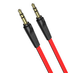 Borofone Cable BL6 - jack 3,5mm to jack 3,5mm - 1 metr red цена и информация | Кабели и провода | pigu.lt