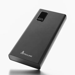 Extralink powerbank EPB-067B 10000mAh fast charging black цена и информация | Зарядные устройства Power bank | pigu.lt