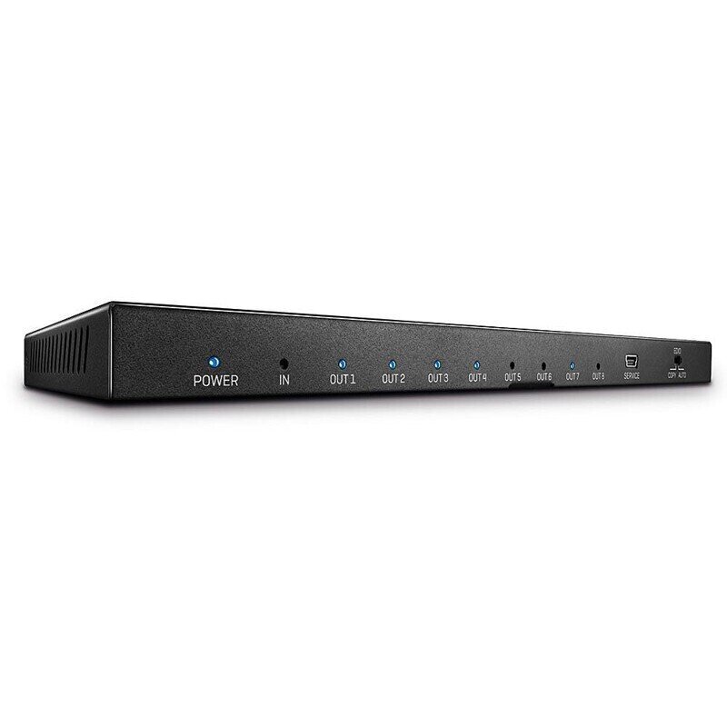 Lindy 8 Port HDMI 18G Splitter 38237 kaina ir informacija | Adapteriai, USB šakotuvai | pigu.lt