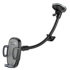 Чехол для телефона Borofone BH54 Windy с креплением на лобовое стекло, черный цена и информация | Держатели для телефонов | pigu.lt