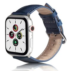 Beline pasek Apple Watch Leather 38|40|41mm niebieski |blue цена и информация | Аксессуары для смарт-часов и браслетов | pigu.lt