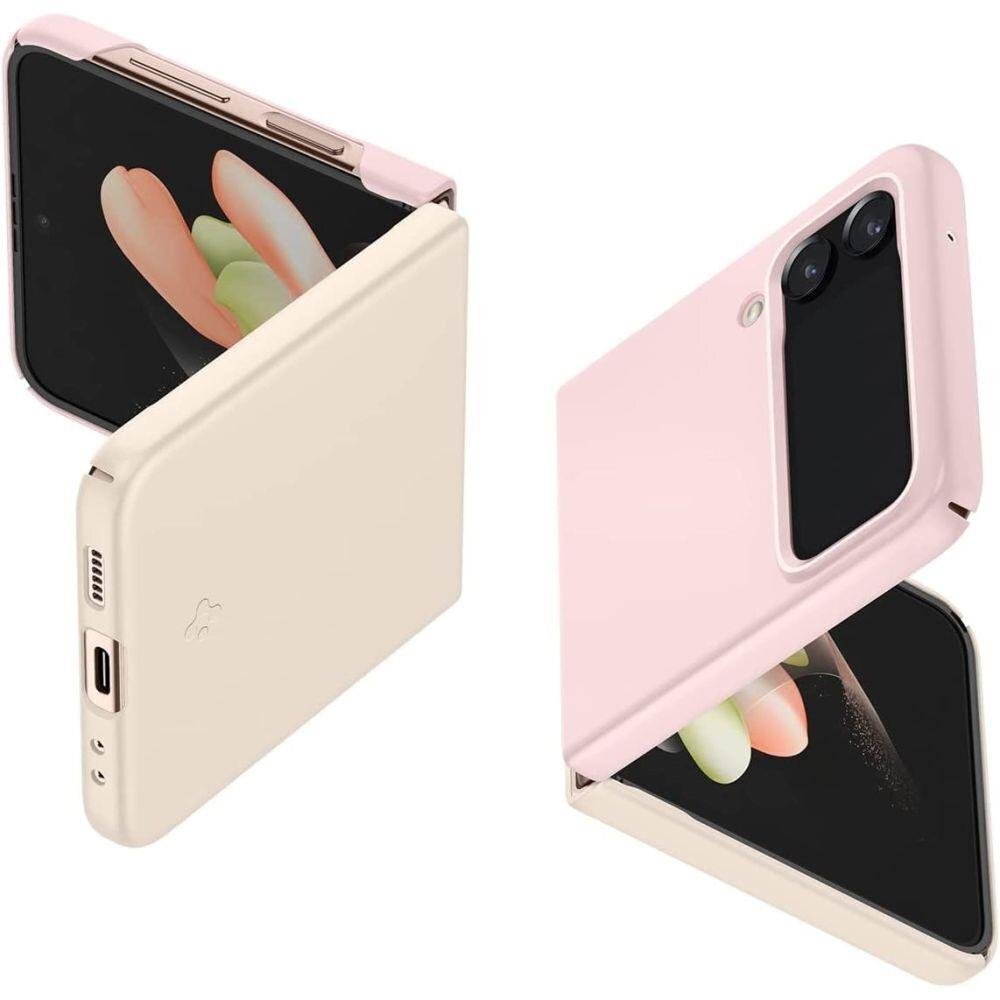 Spigen Airskin, Galaxy Z Flip 4 Pink (ACS05174) kaina ir informacija | Telefono dėklai | pigu.lt