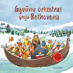 Gyvūnų orkestras groja Bethoveną kaina ir informacija | Knygos mažiesiems | pigu.lt