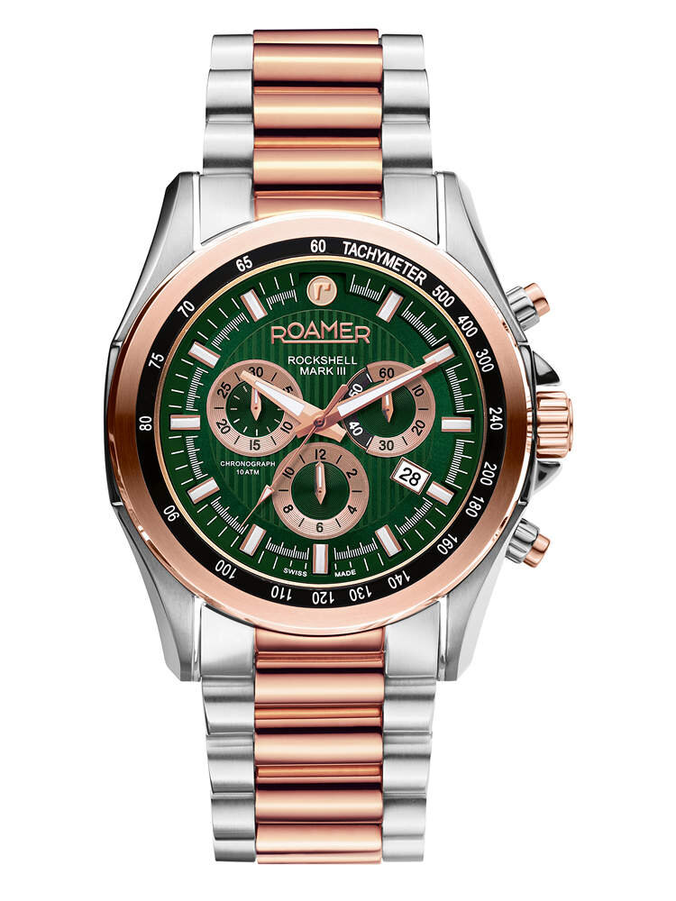 Vyriškas laikrodis Roamer Rockshell Mark III Chrono 220837 kaina ir informacija | Vyriški laikrodžiai | pigu.lt