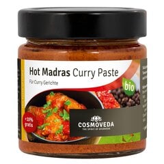 Hot Madras Curry pasta, ekologiška, Cosmoveda, 175g kaina ir informacija | Padažai | pigu.lt