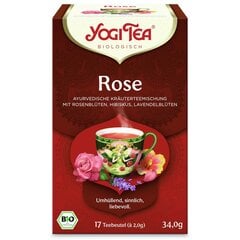 Prieskoninė arbata Rose, Yogi Tea, 17 pakelių цена и информация | Чай | pigu.lt