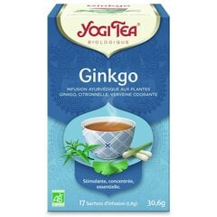 Yogi Tea prieskoninė arbata Ginkgo Klarer Geist, 17 pakelių kaina ir informacija | Arbata | pigu.lt