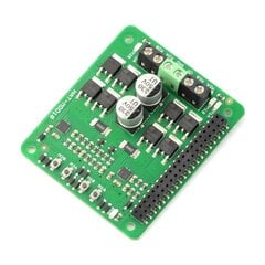 Cytron HAT-MDD10 - dviejų kanalų DC variklio valdiklis 24V/10A - Raspberry Pi priedėlis цена и информация | Электроника с открытым кодом | pigu.lt