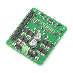 Cytron HAT-MDD10 - dviejų kanalų DC variklio valdiklis 24V/10A - Raspberry Pi priedėlis цена и информация | Электроника с открытым кодом | pigu.lt