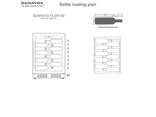 Dunavox DAUF-40.138B цена и информация | Винные холодильники | pigu.lt