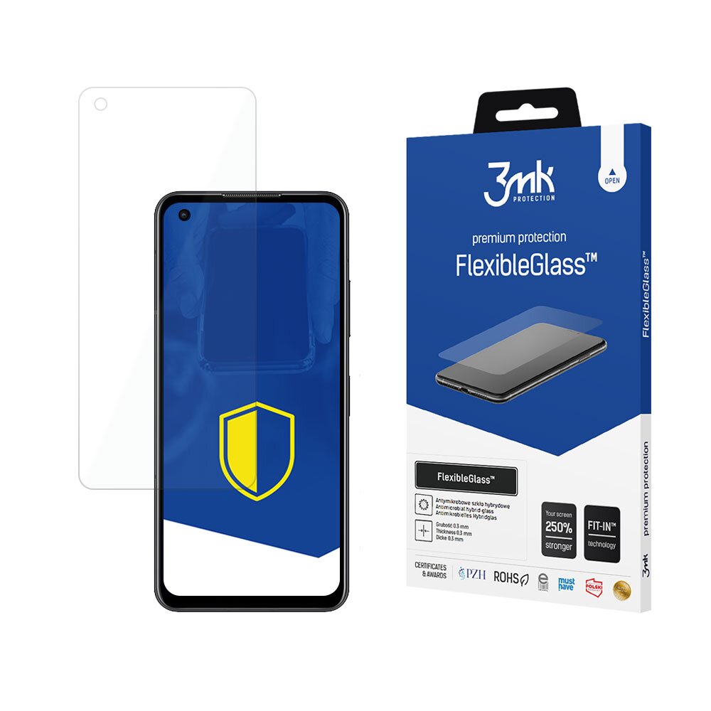 Asus Zenfone 9 - 3mk FlexibleGlass™ screen protector kaina ir informacija | Apsauginės plėvelės telefonams | pigu.lt