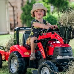 Minamas traktoriukas su kaušu ir priekaba Falk, raudonas kaina ir informacija | Žaislai berniukams | pigu.lt