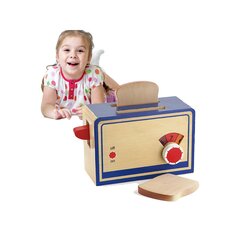 Деревянный тостер для детей - Viga Toys цена и информация | Игрушки для девочек | pigu.lt