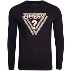 Vyriški marškinėliai Guess 48325, juodi kaina ir informacija | Vyriški marškinėliai | pigu.lt