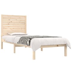 Каркас кровати, 75x190см, массив дерева, односпальная цена и информация | Кровати | pigu.lt