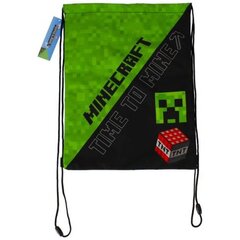 Astra maišelis batams "Minecraft Time To Mine" kaina ir informacija | Kuprinės mokyklai, sportiniai maišeliai | pigu.lt
